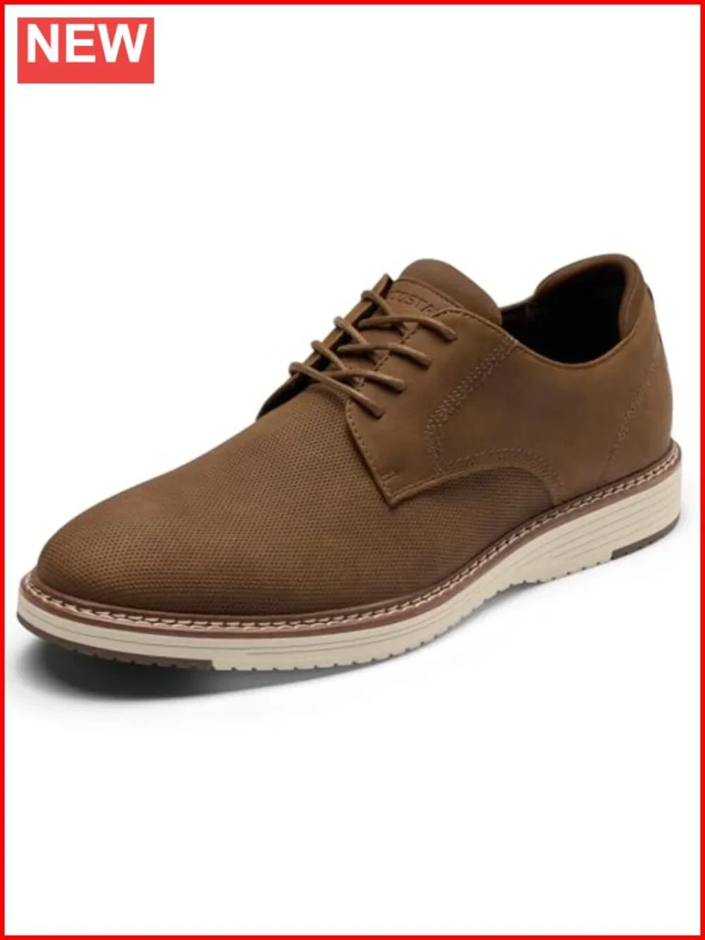 Men's Casual Dress Oxfords Business Formal Derby Sneakers PU Leather Lace-up